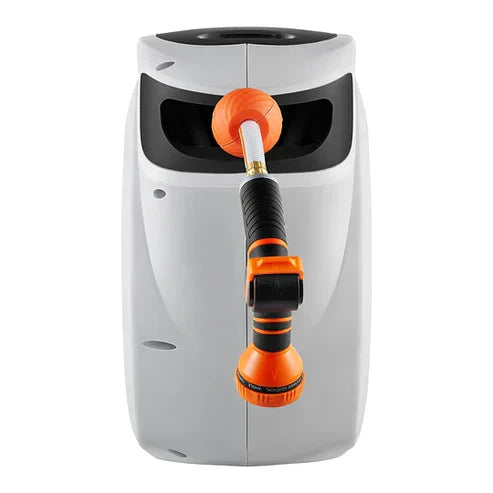 Space-Saving Auto-Rewind Hose Reel | Mounts Easily, Works Instantly