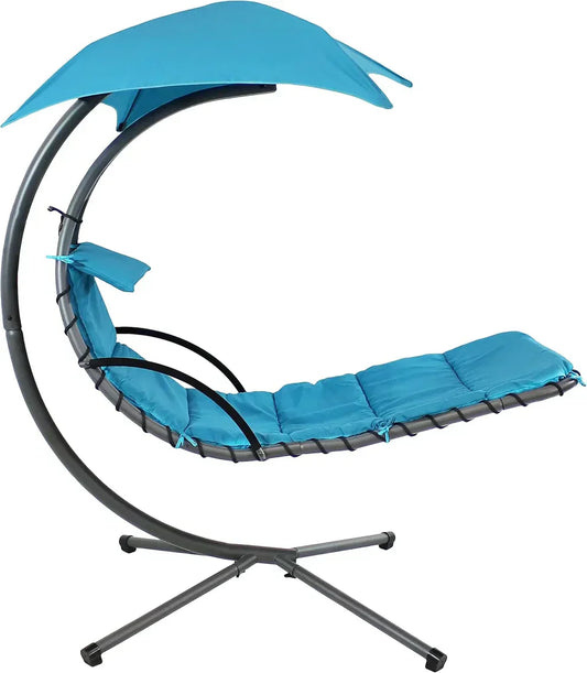Ergonomic Steel Hammock Chair - Includes Premium Cushions & Pillows for Ultimate Comfort