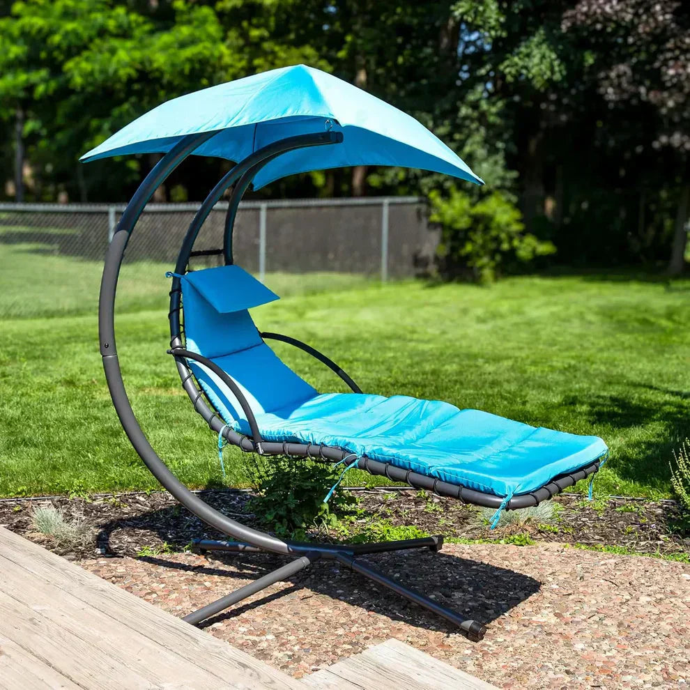 Ergonomic Steel Hammock Chair - Includes Premium Cushions & Pillows for Ultimate Comfort
