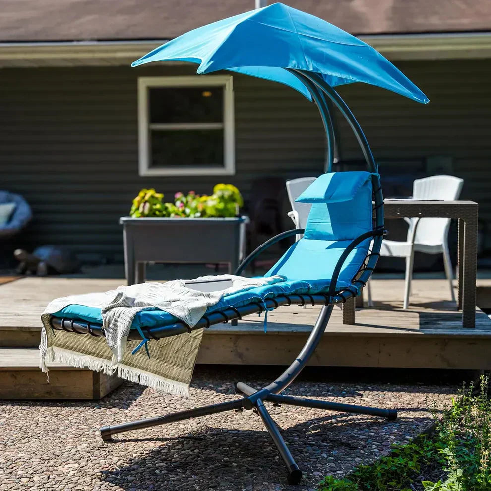 Ergonomic Steel Hammock Chair - Includes Premium Cushions & Pillows for Ultimate Comfort